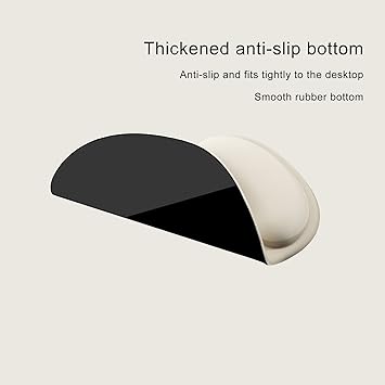 Solid Color Design Ergonomic Mouse Pad Wrist Support Rest,High Viscosity Non-Slip Gel Bottom for Office Desk Accessories, Gaming, Computer, and Laptop (Solid Khaki)