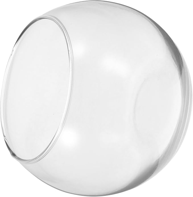 Yardwe Glass Fish Bowl Transparent Hydroponic Plant Container Bubble Vase for Home Decor Centerpiece Display and Compact Design for Spaces (pack 2)