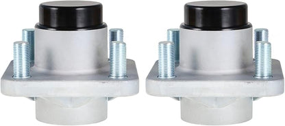 WFLNHB 2 Pack Front Wheel Hub Assembly with Bearings Replacement for Club Car Precedent Ds 2003.5 102357701