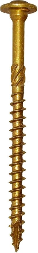 GRK 772691121370 Fasteners-96025 RSS-185 10 by 3-18-Inch Structural, 50 Screws per Package-772691121370, Gold, 50 Count