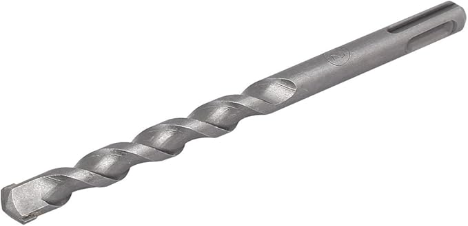 uxcell 12mm Dia 145mm Long Carbide SDS Round Shank 2 Flutes Hammer Masonry Drill Bit