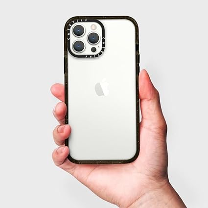 CASETiFY Impact Case for iPhone 12 iPhone 12 Pro - Baby Bear by Katie Benn - Clear Black