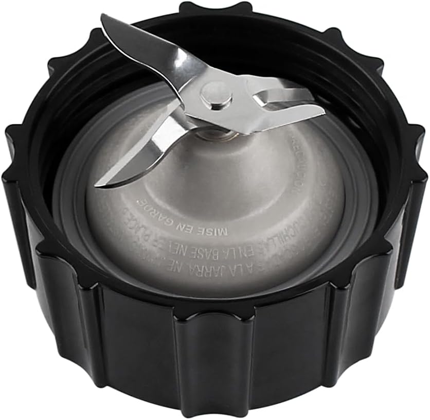 Replacement Parts 5-Cup Glass Jar with Base Collar Ring and Blade,Compatible with BLACK&DECKER 10-Speed Blender BL2010BP/BL2020