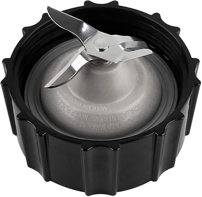 Replacement Parts 5-Cup Glass Jar with Base Collar Ring and Blade,Compatible with BLACK&DECKER 10-Speed Blender BL2010BP/BL2020