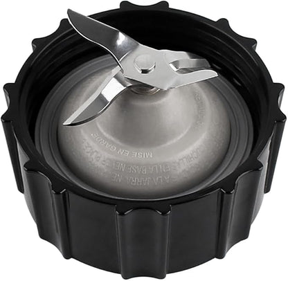 Replacement Parts 5-Cup Glass Jar with Base Collar Ring and Blade,Compatible with BLACK&DECKER 10-Speed Blender BL2010BP/BL2020