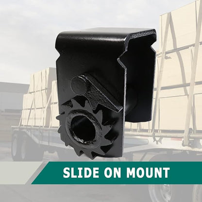Heavy Duty Sliding Winch for Flatbed Trailer – Steel Winch Tie Down Standard C Channel