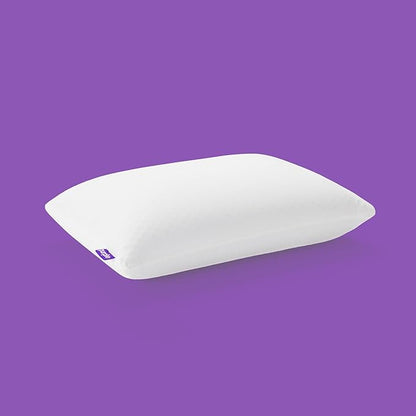 Purple Harmony Pillow - Standard Medium, Greatest Pillow Ever Invented, 360 Hex Grid  Talalay Latex Core - No Pressure Support, Stays Cool, Luxurious Comfort