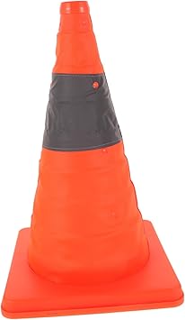Collapsible Traffic Cones Reflective Safety Cone for Road Safety Waterproof Emergency Situations Traffic Control Portable Design