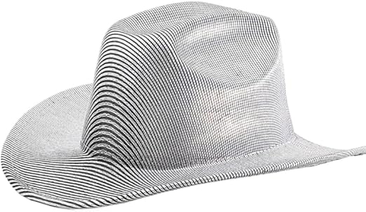 Shimmering Cowboy Hat for Women Men Unisex Carnivals Party Nightclub Hat Bachelorette Party Headwear Adult Stage Top Hat