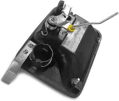 Exterior Door Handle Left Driver Side with Key Hole Replacement for 7C3Z-2522405-AA 79306 Compatible with 1999-2016 Ford F-250/F-350/F-450/F-550 Super Duty/Ford Excursion