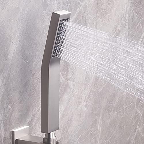 Brand: Asyas 4.2 4.2 out of 5 stars (164) Asyas Square Solid Brass Handheld Shower Head High Pressure Single Function 2.0 GPM Hand Shower Head Sprayer Brushed nickel