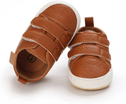 Baby Boys Girls Shoes Non-Slip Rubber Sole Sneakers Infant First Walking Toddler Crib Shoes Newborn Loafers Flats.