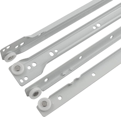 Hickory Hardware Side Mount Cabinet Drawer Slides, Heavy Duty  Soft Close, Hardware Kit for Smooth Sliding Track and Full Extension, Perfect for Drawers  Kitchen Cabinets, 14 Inch