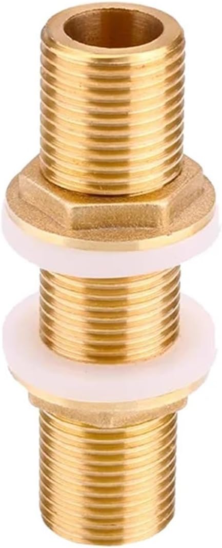 14" 38" 12" 34" BSP Male Full Therad Brass Pipe Fitting Water Tank Jointer Connector OROAOBOMT(BSP3I4 L 80mm)
