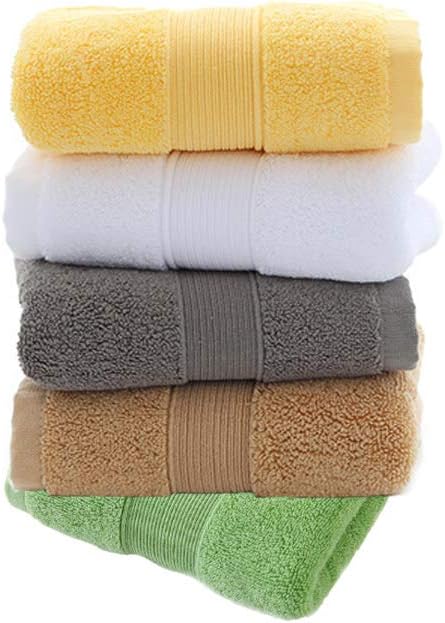 JININQ 700GSM 2Piece Hand Towels -100 Cotton for Bathroom,Kitchen,Beauty,Spa,Gym,Household face Towel,Highly Absorbent Towels(13.7 x 29.5 Inches) (Grey)