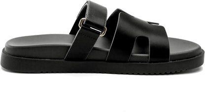 Sandals for Women Open Toe Thick Sole Slide Shoes Comfort Platform Sandals Adjustable Strap Casual Slip on Flats Beach Sandals