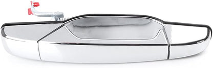 Mallofusa Front Outer Door Handle, Chrome Front Right Exterior Door Handle, for 2007-2013 Chevrolet Chevy SuburbanTahoe  2007-2013 Chevrolet AvalancheSilverado 1500 2500 3500 4 Door Model