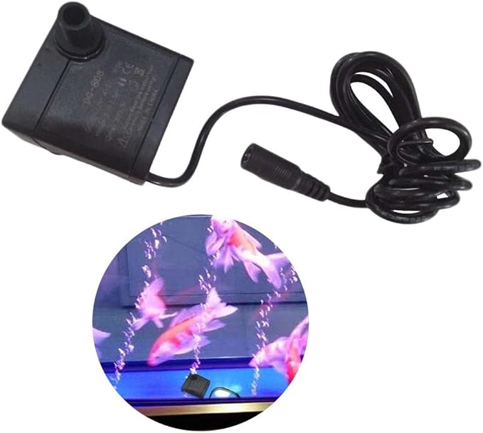 DC-808 Submersible Water Pump - Adjustable Flow Rate - Ideal for Aquariums, Fountains, Ponds, and More