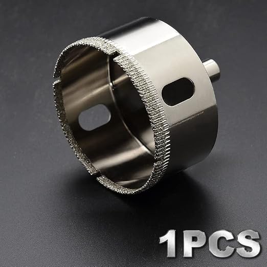 Diamond Drill Bits - 2-3/8" / 60mm Glass & Tile Hole Saw, Suitable for Ceramic, Glass, Tile & Marble