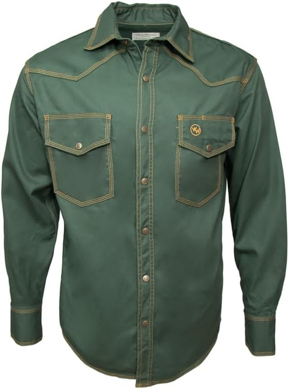 Outfitting - Welding Shirt Western Style | Light Weight Tripled-Stitched Welding Shirts, Relaxed Fit, Non FR