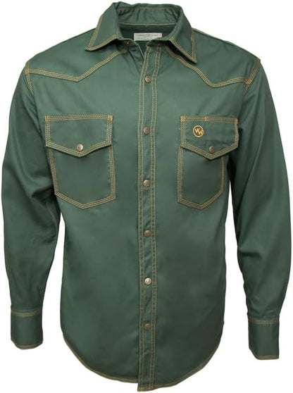 Outfitting - Welding Shirt Western Style | Light Weight Tripled-Stitched Welding Shirts, Relaxed Fit, Non FR