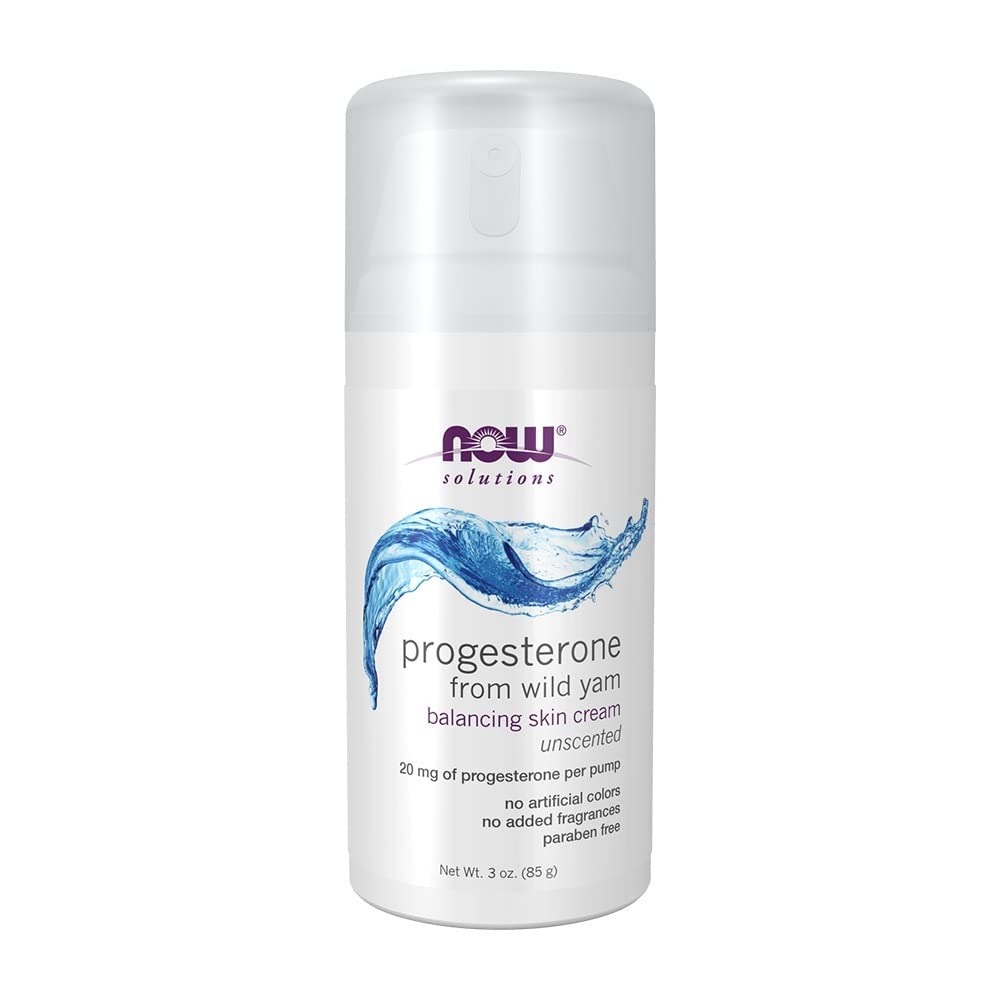 NOW Natural Progesterone Balancing Skin Cream - 3 oz. | 4