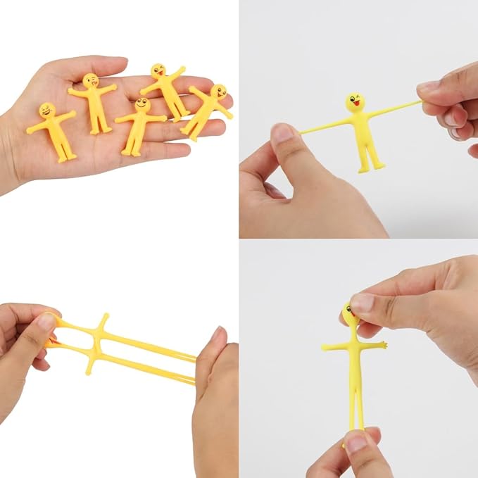 30Pcs Creative Stress Relief Toys Men,Octopus Stress Toy,Stretchy Toy,Stretchy Ape,Stress Relief Kids Putty for Kids,Puking Ball Toy Slime