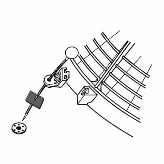 Electric Radiator Fan Mounting Kit 4 Pack Legs L Bracket Tabs Feed Plastic Clips