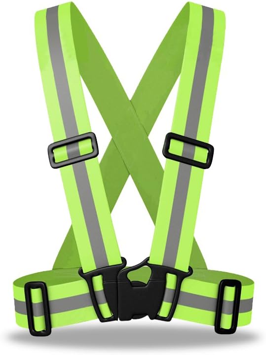 zojo Reflective Vest | Lightweight, Adjustable & Elastic | Safety & High Visibility for Running, Jogging, Walking,Cycling | Fits Outdoor Clothing