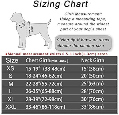 JSXD Dog Harness,No-Pull Service Dog Harness with Handle Adjustable Outdoor Pet Dog Vest 3M Reflective Nylon Material Vest for Breeds,Easy Control for Small Medium Large Dogs