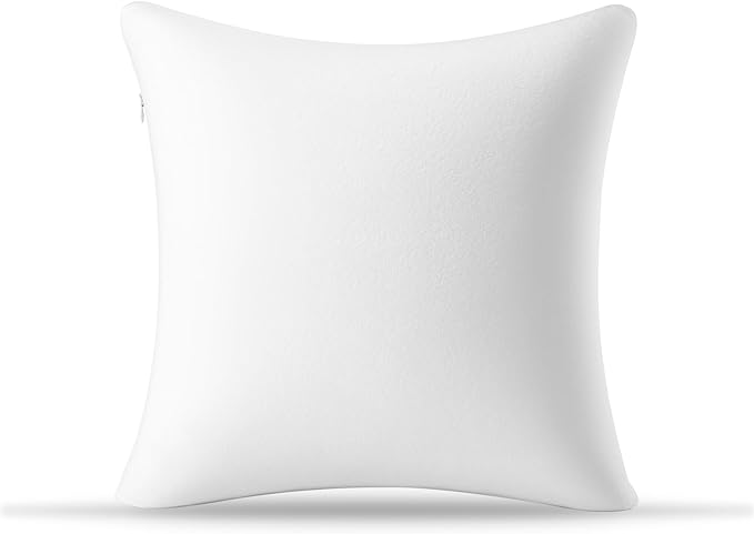 AM AEROMAX 16 16 Throw Pillow Memory Foam Pillow Insert - Square Accent Pillow for Decorative Cushion Bed Couch Sofa - Non-Deforming Over Time