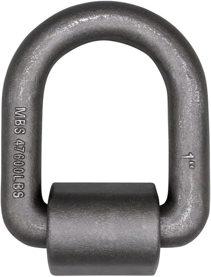 Mytee Products (4 Pack) 1" Heavy Duty Weld-On Forged D Ring 47,000 Lbs