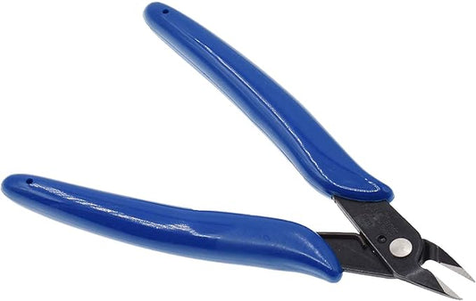 1Pcs 170 Electrical Wire Cable Cutters Cutting Side Snips Flush Pliers Nipper Anti-Slip Rubber Mini Diagonal Pliers Hand Tools