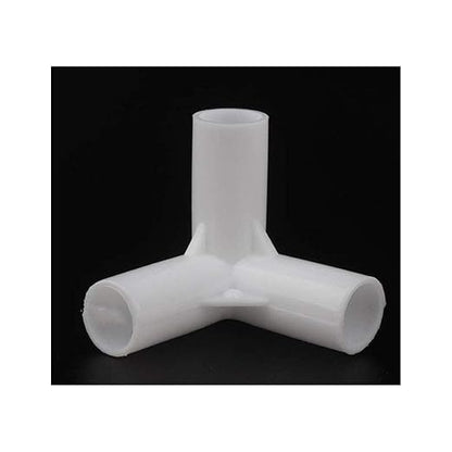 5pcs 12mm PVC Straight Elbow Tee Connector Four Way Joint 90 120 135 Degree 14'' PVC Pipe Adapter DIY Wardrobe Tent Fittings,90 Degree,12mm