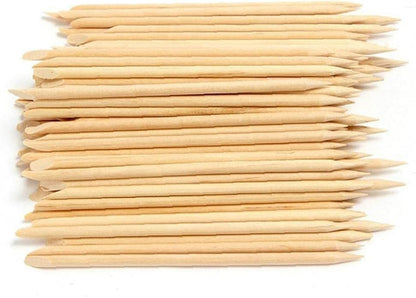 Generic 20 pcs Cuticle Pusher Nail Art Cuticle Orange Wood Sticks for Cuticle Removal Manicure Manicure Instrument Convenient and Attractive