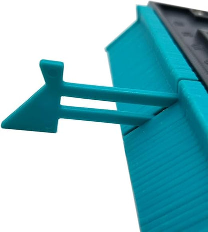 2024 Green ABS Contour Profile Copy Gauge 0-120MM Measuring Range Device Accessory Uneven Contour Measurement Tools