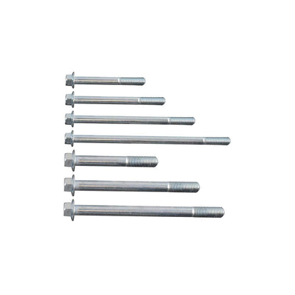 Bolt 6pc KIT ONLY Truck Alternator Bracket Hardware Compatible with 12626078 L83 L86 GM Heavy Duty, High Strength, Zinc Coated, Grade 10.9 Steel 551954, Only 13mm thickness