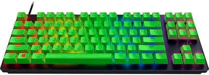 Razer Huntsman Tournament Edition - Compact Gaming Keyboard with Razer Linear Optical Switches - Green Keycaps - US Layout (Renewed)