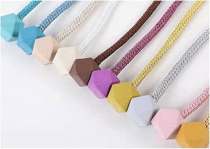 Rope Holder Buckles 2 Pack Magnetic Curtain Tiebacks, Decorative Straps No Tools Required, Convenient Magnetic Tie Backs Hooks for Patio Curtain tie Backs