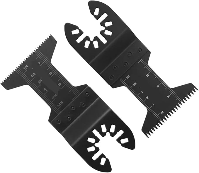 Oscillating Saw Blades 12Pcs Oscillating Multitool Blade Quick Release Saw Blade Fine Coarse Tooth(2Pcs)