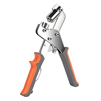 Grommet Tool, Handheld Hole Punch Pliers Iron Grommet Hand Press Machine Manual Puncher Inside Diameter 561012mm Eyelets Puncher for Fabric Paper Banner Maker Tool
