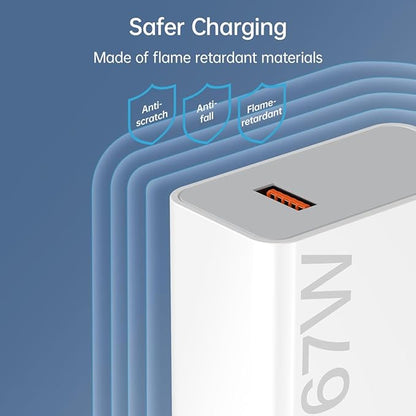 67W For Xiaomi Charger Turbo Fast Wall Block for Xiaomi Mi 15 14 13 12 14t 12t 12s 10 Pro Lite Redmi Note K80 K60 K50 11 11s 12 Pro Plus Poco F5 X5 F4 X4 Gt Black Shark 3 4 5 Pro Hypercharge 5ft Cable