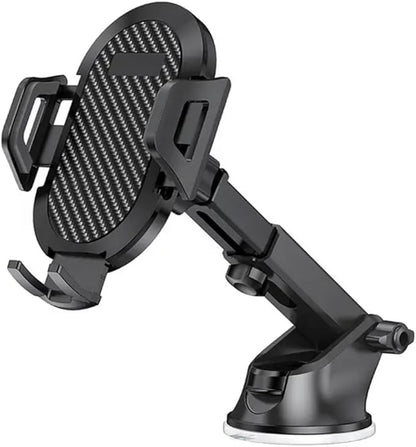 Phone Holders for Your Car Windshield or Dashboard Mount Automatic Clip with Strong Suction Cup for Smartphones up to 7.2" inch
