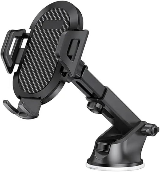 Phone Holders for Your Car Windshield or Dashboard Mount Automatic Clip with Strong Suction Cup for Smartphones up to 7.2" inch