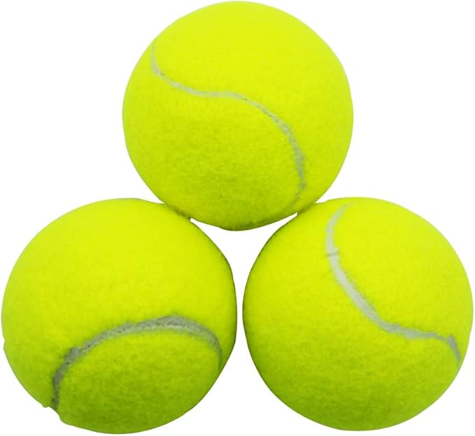 3 Pieces Tennis Ball for Dogs, Dogs Toys Balls, Dogs Tennis Balls, Pet Tennis Balls for Dogs - Green