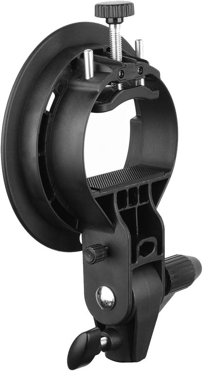 Godox S-Type Bracket Bowens S Mount Holder for Speedlite Flash Snoot Softbox Honeycomb with USB Light