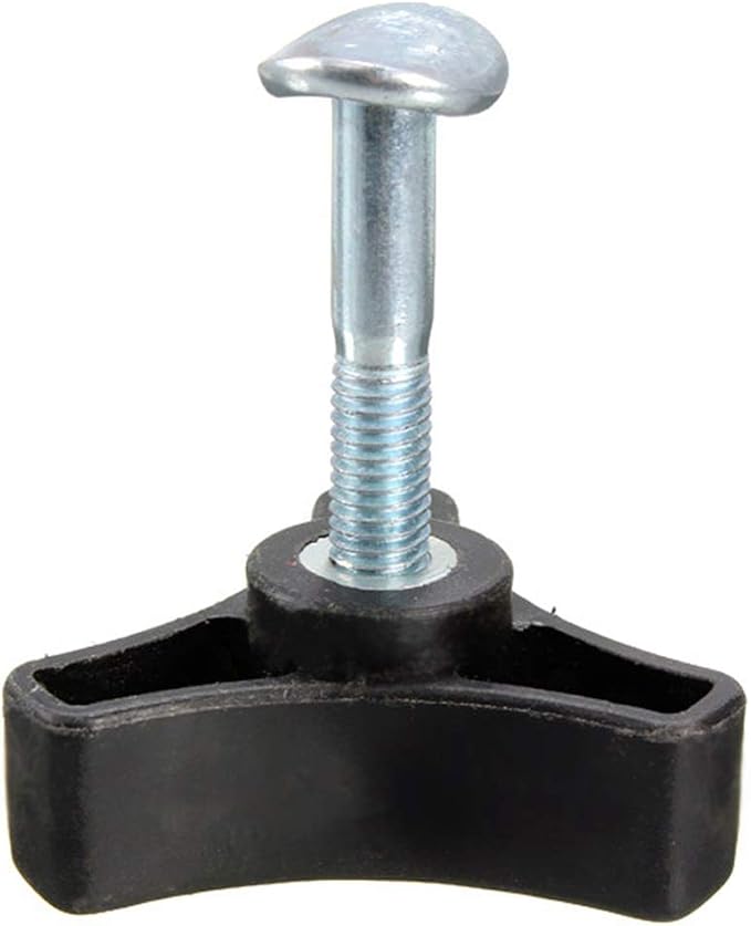 Triangle Knob Handle,Wing Nut and Bolt Power Equipment, Bolt Knob Triangle Nut Screw Replacement Parts Handle for Lawn Mower Machine