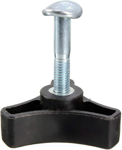 Triangle Knob Handle,Wing Nut and Bolt Power Equipment, Bolt Knob Triangle Nut Screw Replacement Parts Handle for Lawn Mower Machine