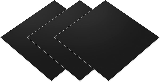 EZ Craft USA Glossy Adhesive Backed Vinyl Sheets (1, Black)
