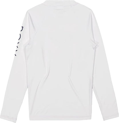 Roxy Girls' Long Sleeve Whole Hearted Rashguard Shirt, UPF 50 Sun Protection, Quick Dry